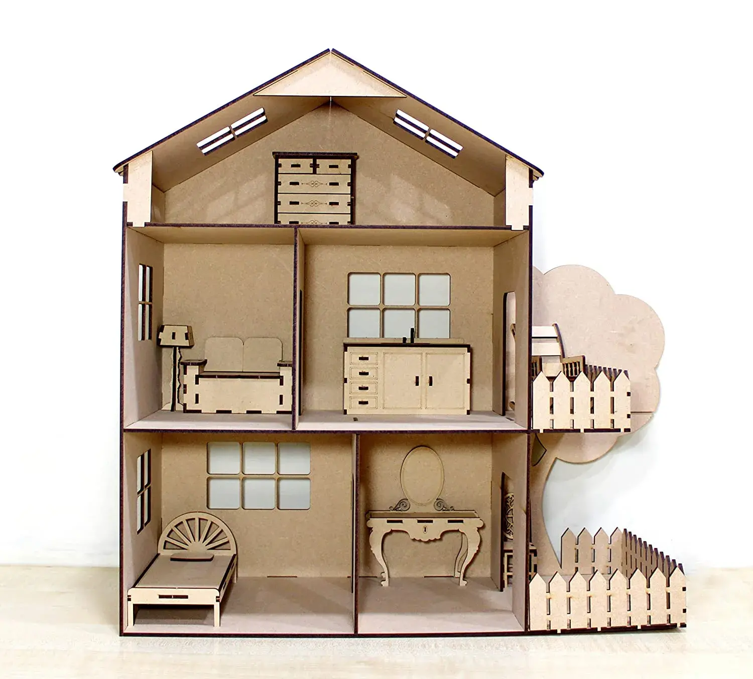 Wooden-Doll-house